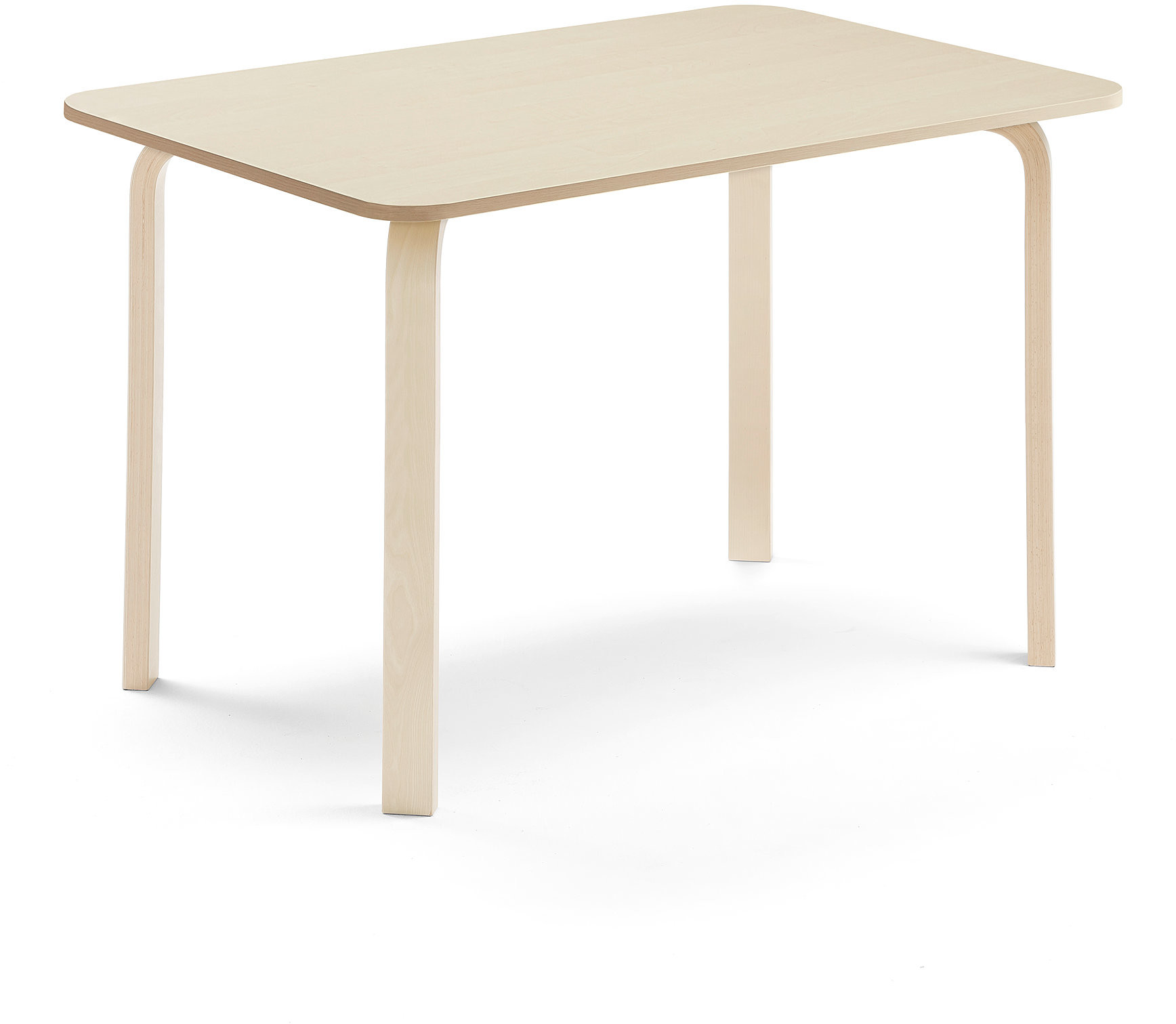 AJ Produkty Stół ELTON, 1200x600x710 mm, brzoza laminat, brzoza