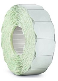 Meto etykiet do etykieciarek 9506155 (22 X 12 MM, 1 liniowy, 6.000 sztuki, stałe przylegają do powierzchni, do metoksamina, Contact, SATO, Avery, tovel, Samark itp.) 6 rolki, biały 9506155