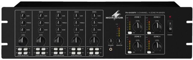 IMG Stage Line PA-4040MPX - Mikser 4-strefowy