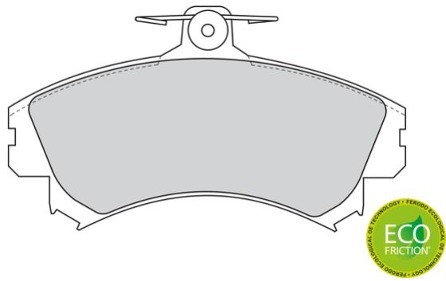 FERODO (FEDERAL-MOGUL) Zestaw klocków hamulcowych, hamulce tarczowe (FEDERAL-MOGUL) FDB1093
