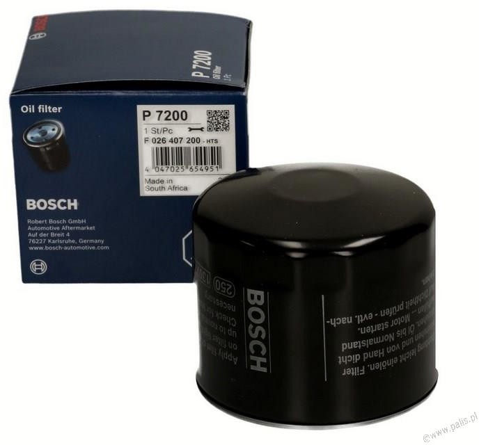 BOSCH Filtr oleju F 026 407 200 P7200 F026407200