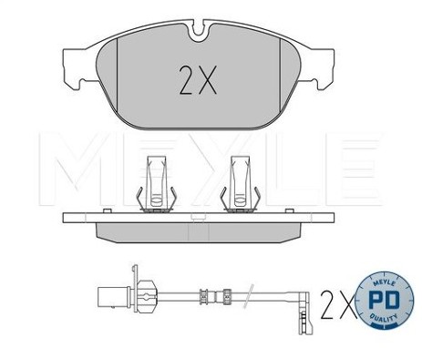 Wulf Gaertner Autoparts Zestaw klocków hamulcowych, hamulce tarczowe Wulf Gaertner Autoparts 025 261 5820/PD