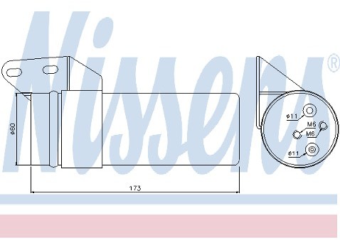 NISSENS Osuszacz klimatyzacji 95476