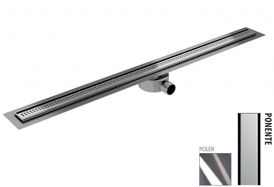 Wiper New Elite Slim Ponente Zestaw Odpływ liniowy 100 cm poler 100.3401.01.100