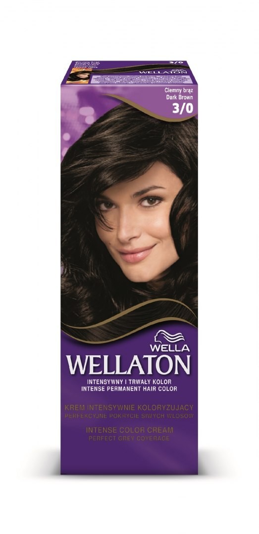 Wella ART.ROZNE Wellaton Krem intensywnie koloryzujący nr 3/0 Ciemny Brąz 1 101096