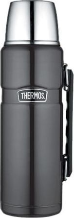 Thermos Termos z uchwytem na napoje 1,2l metaliczny szary TH-170024 105027