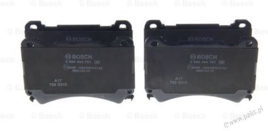 Bosch Klocki hamulcowe 0 986 494 781 BP1955 0986494781