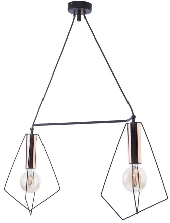 Jupiter Kair Wisząca 1665 80cm czarny miedź