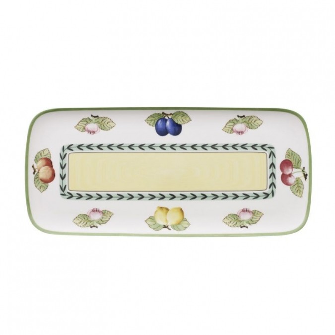 Villeroy & Boch Charm&Breakfast French Garden Talerz na kanapki wymiary: 35 x 16 cm (14-8595-2220)
