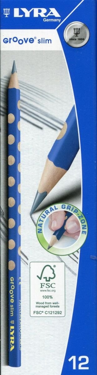 Fila Lyra, ołówki HB Groove slim, 12 sztuk