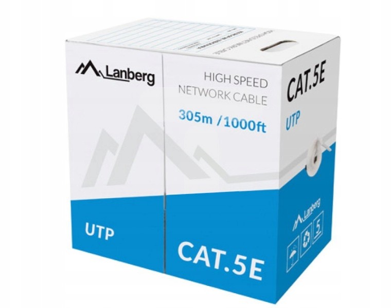 LANBERG Kabel Sieciowy Utp Kat 5E 305 m Skrętka