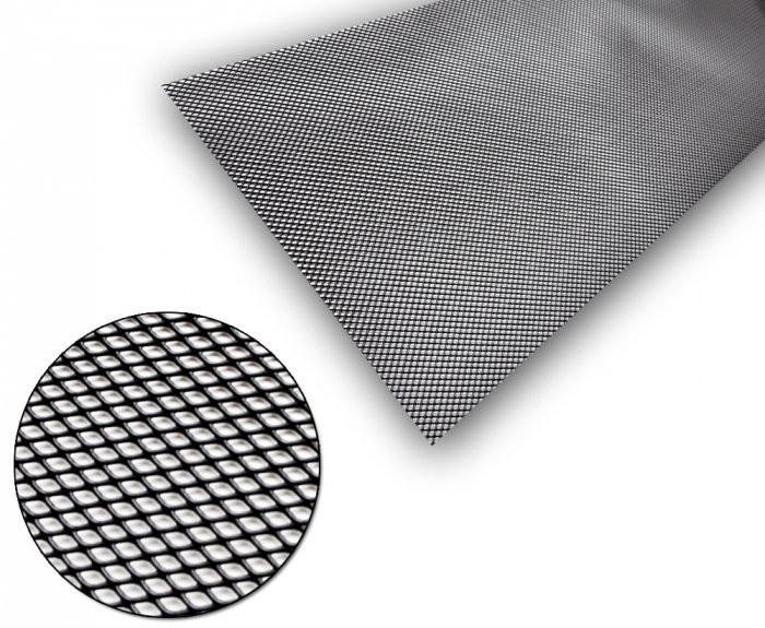 Motos Siatka tuningowa Czarna 5mm x 3mm 100cm x 25cm BL 5X3 25X100