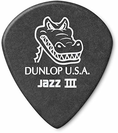 Dunlop Jim Jim Kostki - Gator Grip Jazz III 1,40 mm - zestaw 6 graczy 571P140