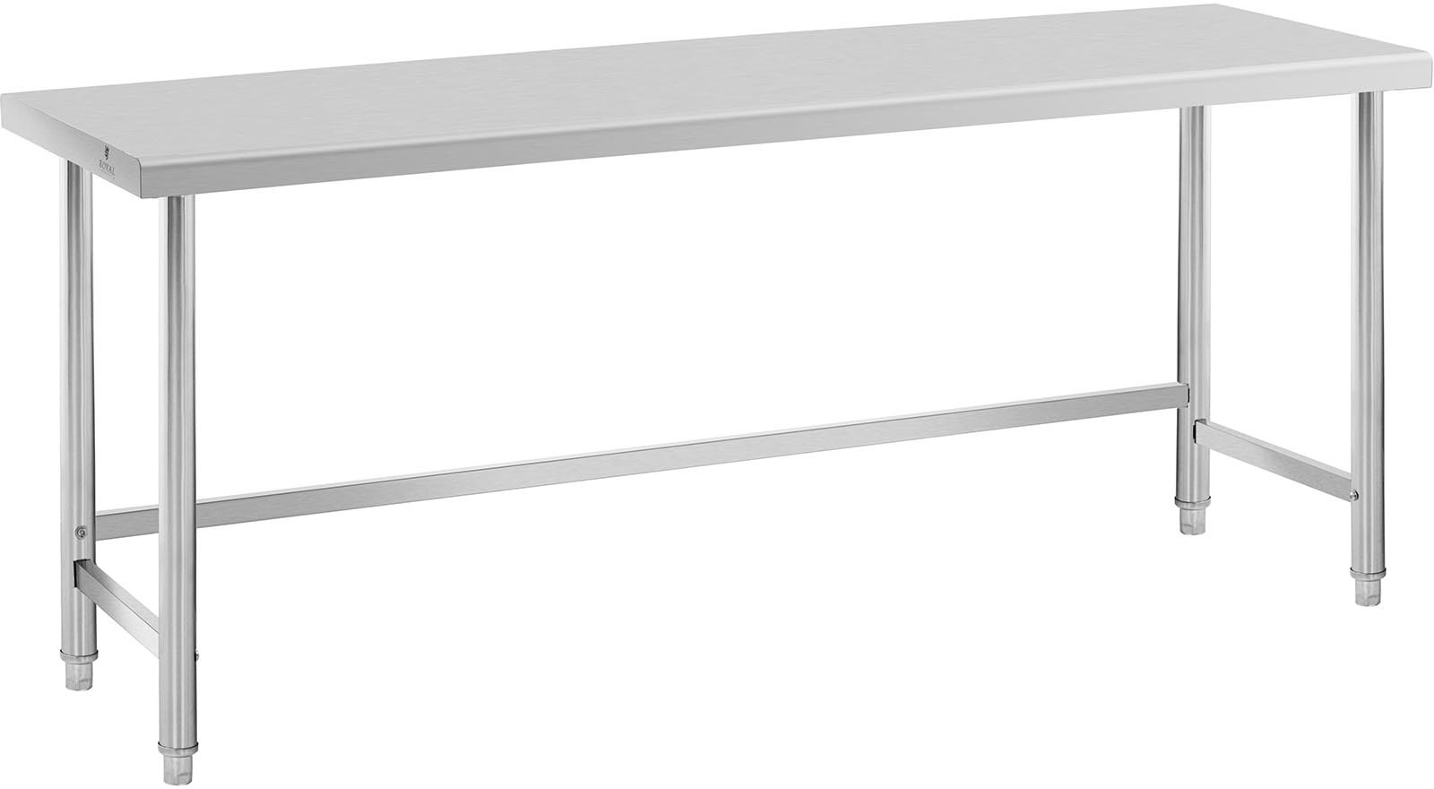 Royal Stół ze stali nierdzewnej 200 x 60 cm udźwig 95 kg Catering RCAT-200/60-PS