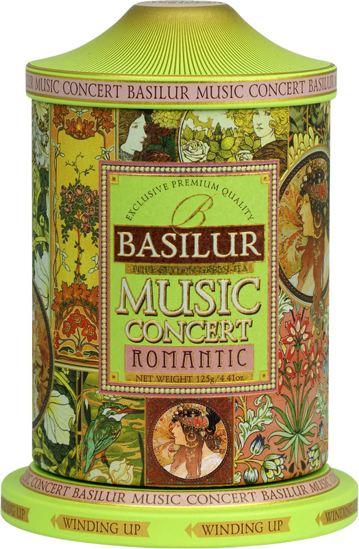 Basilur Herbata Music Concert Romantic puszka z pozytywką 100g
