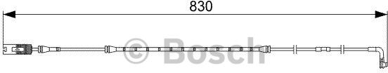 Bosch Zestyk ostrzegający o zużyciu okładzin hamulcowych przód 1 987 473 043