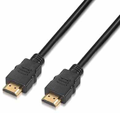 AISENS aisens A120  0118  High Speed HDMI 2.0 kabel z Ethernet (0,5 m, HDR, 60 Hz, 18 Gbps, 4 K Ultra HD, do wyświetlaczy/TV) czarny A120-0118