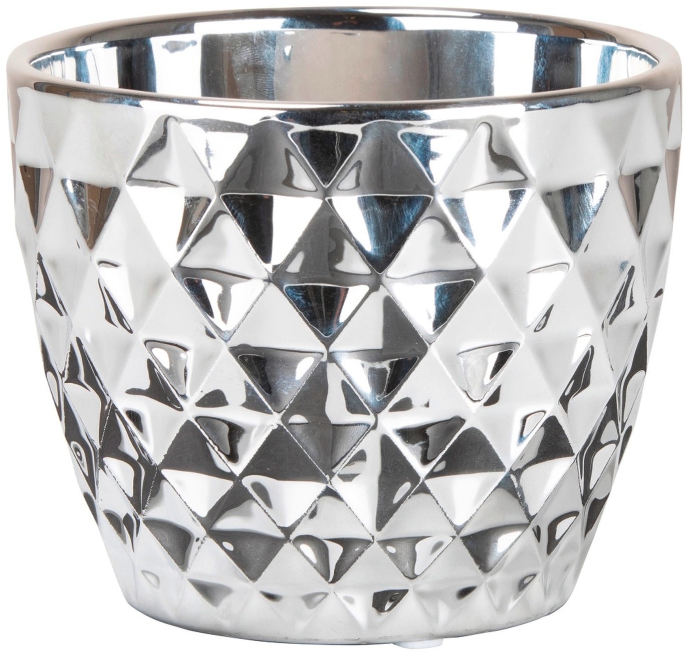 Scheurich Scheurich Osłonka Mirror Silver 832 16 cm