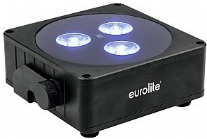 Eurolite Reflektor PAR LED z akumulatorem AKKU Flat Light 3 bk 41700016