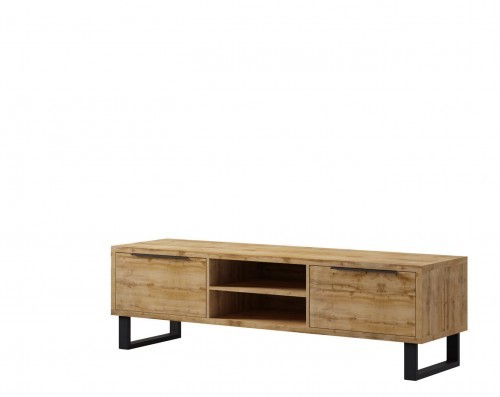 Helvetia Nowoczesna komoda RTV HALLE 40 Dąb Wotan HALLE_24N0HK40_180