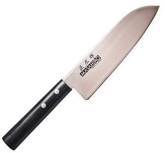 MASAHIRO Nóż Masahiro Sankei Chef 180mm czarny 35842