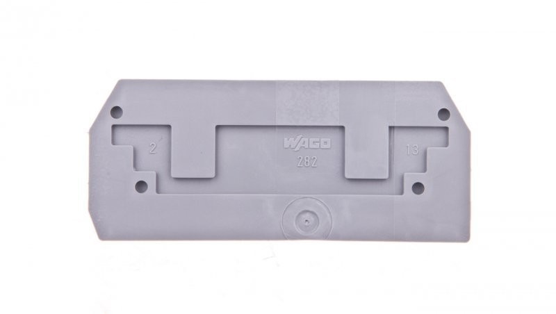 Wago Ścianka końcowa szara 282-325 /25szt./ 282-325