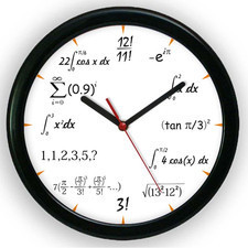 Atrix Zegar kolorowy matematyka #9