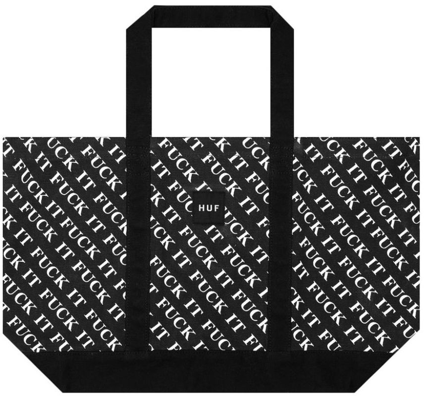 HUF torba męska HUF FUCK IT TOTE Black