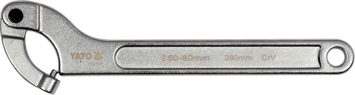 Yato KLUCZ HAKOWY Z OKRĄGŁYM BOLCEM PRZEGUBOWY 50-80 MM YT-01677 YT-01677