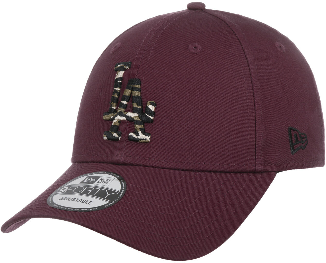 New Era Czapka 9Forty LA Infill Logo by śliwkowy, One Size