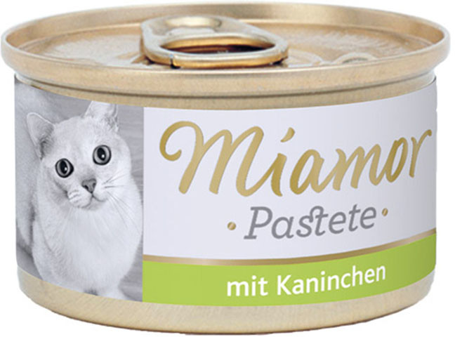 Miamor Katzenzarte Fleischpastete pasztet mięsny smak królik 85g