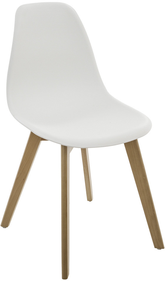 Atmosphera Créateur d'intérieur Atmosphera Créateur dintérieur Nowoczesne krzesło do pokoju dziecięcego w kolorze białym krzesło plastikowe ergonomiczne krzesło białe meble dziecięce B079MGC6B1