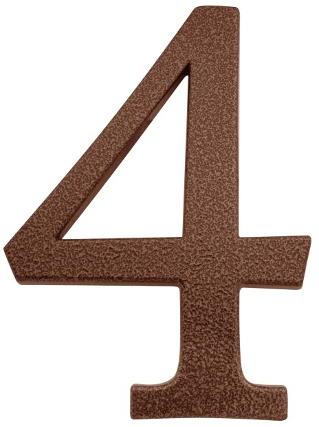 Stahl Cyfra 4  190 mm aluminium złoty brąz