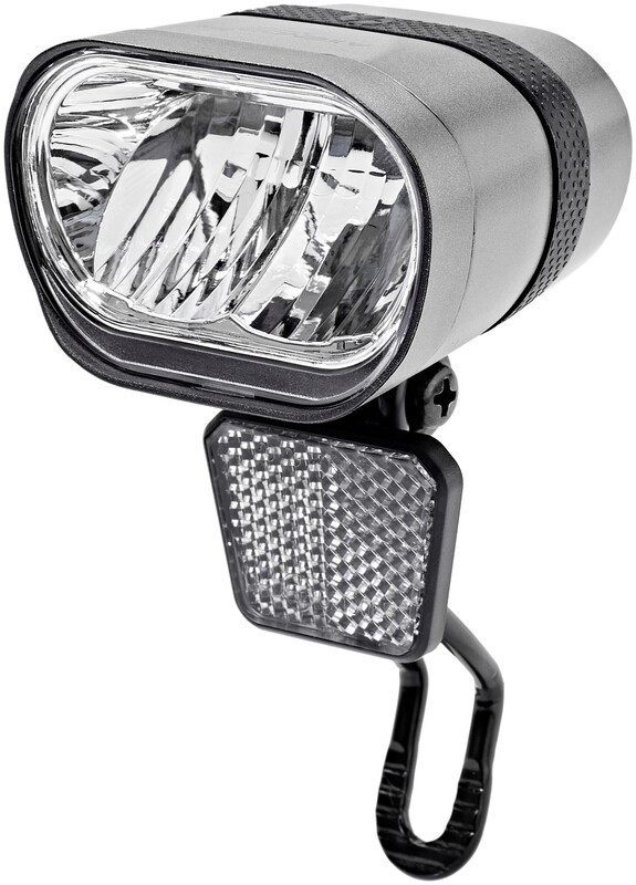 SPANNINGA Axendo 60 XE Front Light for E-Bikes, silver 2020 Oświetlenie rowerowe - zestawy H639028