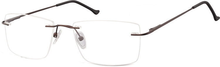 Sunoptic Bezramkowe Oprawki korekcyjne 984E brązowe 984E