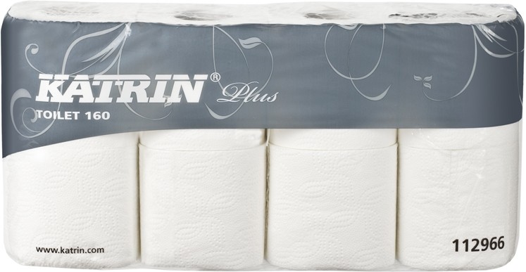 Katrin plus 112966 papier toaletowy, 2-warstwowy, 8 sztuk