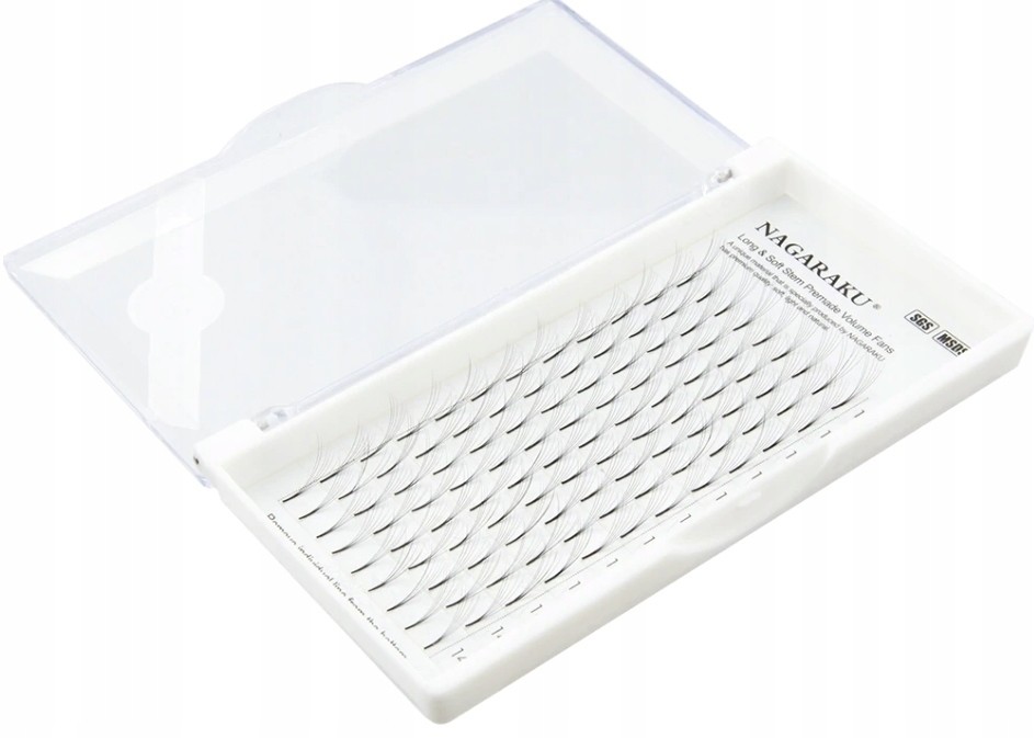 Rzęsy Nagaraku gotowe Kępki 4D 120szt. C 0.07 12mm