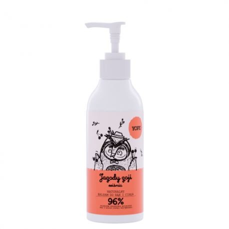 YOPE Balsam do Ciała, Jagody Goji i Wiśnia, 300ml