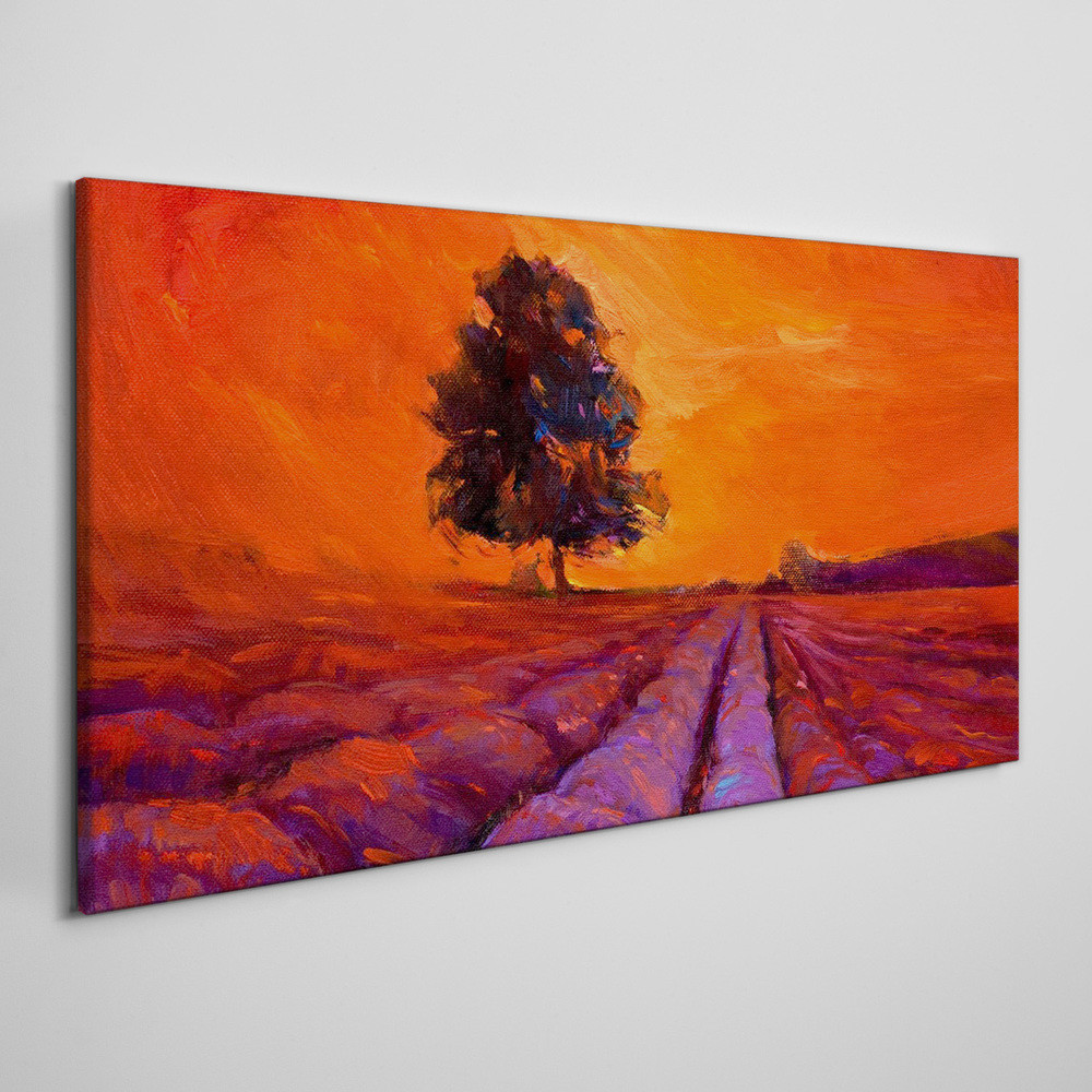 PL Coloray Obraz Canvas kwiaty drzewo 100x50cm