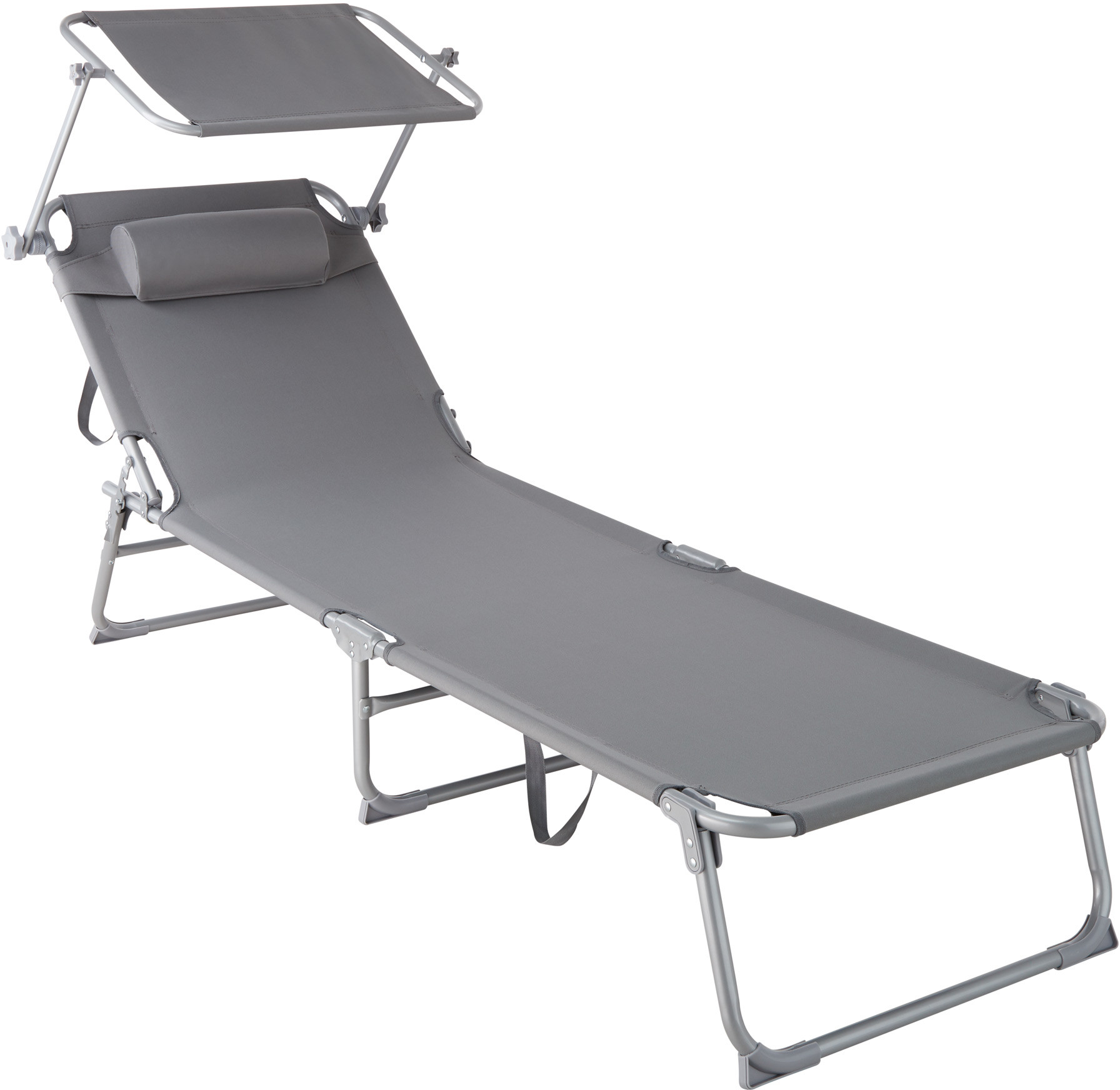 tectake Leżak Chloé - szary 403413