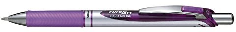 Pentel EnerGel BL77-V żelowe pióro kulkowe, automatyczne, 0,35 mm, 12 sztuk, fioletowy BL77-VO