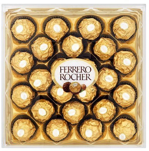 Ferrero Chrupiący smakołyk z kremowym nadzieniem i orzechem laskowym w czekoladzie Rocher 300 g