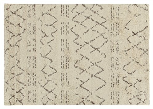 Viva VIVA 19746 dywan berberyjski, włókno syntetyczne, Cream, 133 x 190 x 2,53 cm 19746