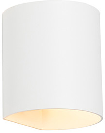 QAZQA Nowoczesny kinkiet biały - Sabbio