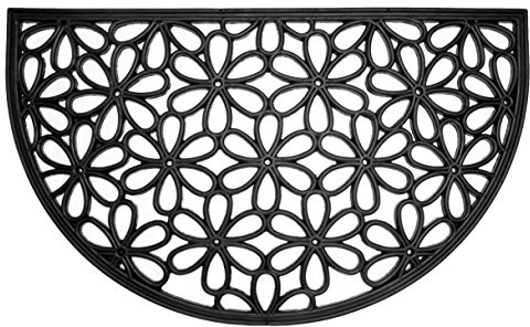 andiamo Wycieraczka 45 x 75 cm ralbrund dostępny w kolorze czarnym, łatwe w utrzymaniu gumowa mata przed drzwi 710347