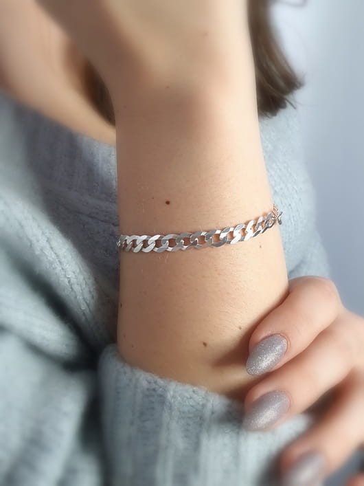 Venus Galeria Łańcuch bransoletka srebrna