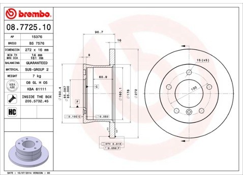 BREMBO 08.7725.10