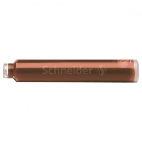 SCHNEIDER Naboje do piór brązowe 6szt. /SR166107/ PB1579-BR