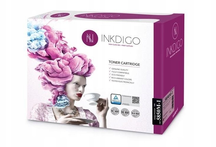 Toner Inkdigo do Oki C 5850 C5850 Magenta Tuv Nowy