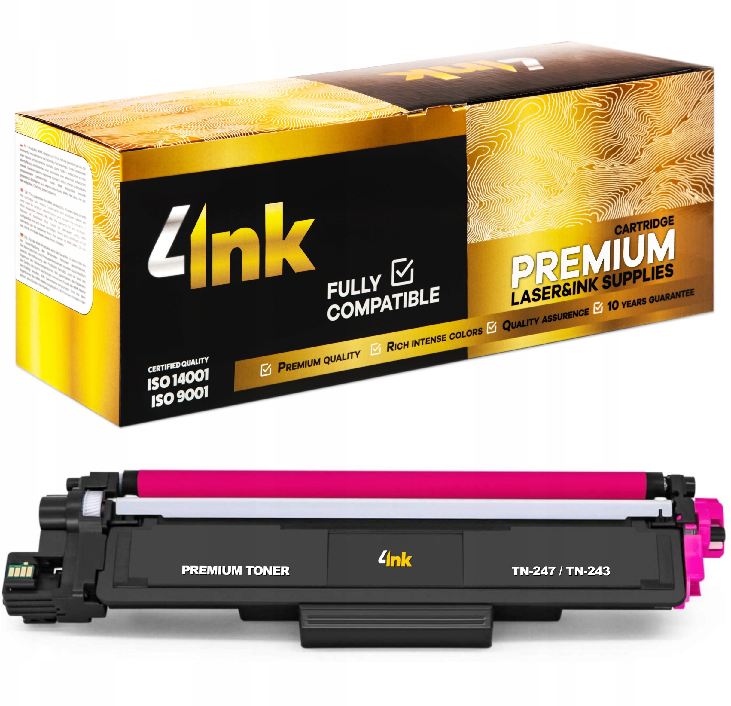 Toner 4INK | Brother | TN-247 | Magenta | Premium